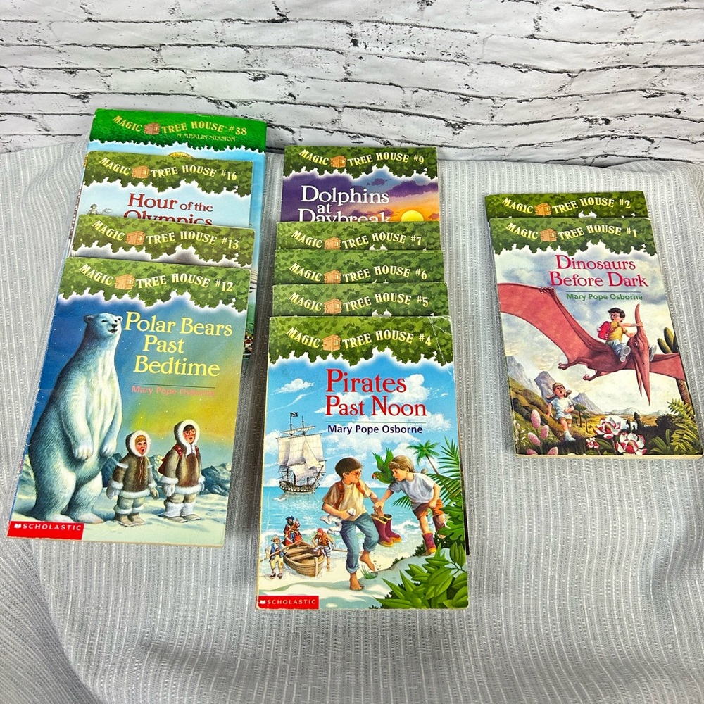 Magic Tree House Book Collection, Mary Pope Osborne, 1-2, 4-7, 9, 12, 13, 16, 38